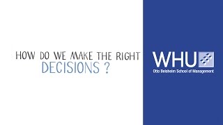 How to Reach the Right Decision – The Interaction of Analytics and Intuition | WHU on Controlling