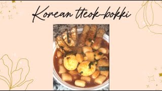 Korean Tteokbokki Sweet and Spicy Rice Cakes Recipe in description