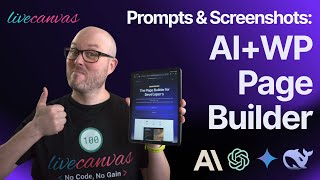 Prompts vs. Screenshots: AI + WP Page Builder