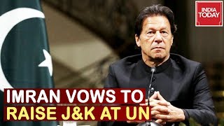 Imran Khan Vows To Raise Kashmir Issue At Un, India Warns Pakistan