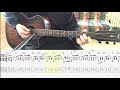 Billy Joel - Piano Man GUITAR COVER + PLAY ALONG TAB + SCORE