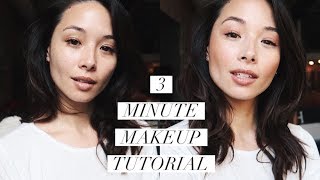My Everyday 3 Minute GRWM ⏱  | No Foundation, Fresh Makeup | Aja Dang
