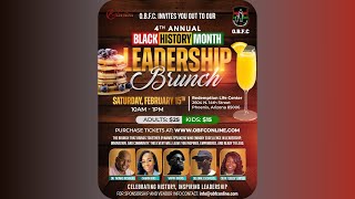 OBFC Presents the 4th Annual Black History Month Leadership Brunch