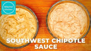 Southwest Chipotle Sauce | Chipotle Sauce recipe | Subway style | Quick and easy | Nilachal Kitchen