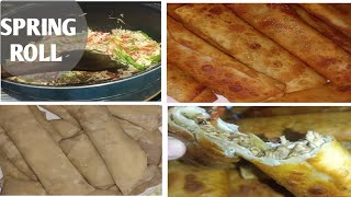 Chicken crispy spring roll | Chicken spring rolls recipe ramadan special | Iftar spring roll