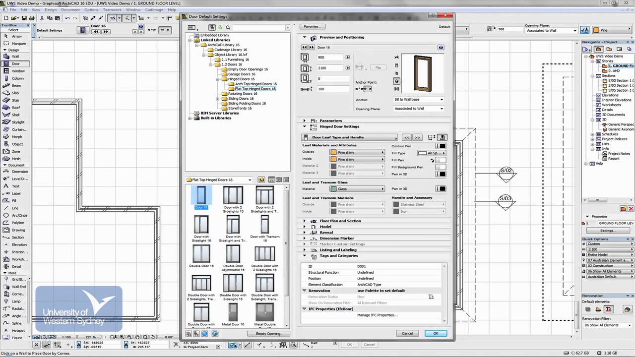 Archicad Doors Video 25 Youtube