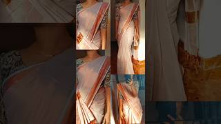 Kerala copper tissue saree/details available in the description #saree #shortvideo #shortsfeed