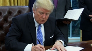 Trump Signs 3 Executive Orders, Pulls Out of TPP
