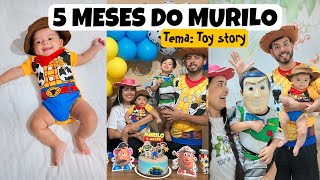 5 MESES DO MURILO, COMO FAÇO O ARCO DE BALÃO - Vlog