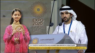 Crown Prince of Dubai (فزاع 𝙁𝙖𝙯𝙯𝙖) opening ceremony of Expo2020 Dubai