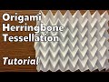 Origami Herringbone Tessellation | Tutorial