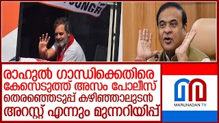 രാഹുൽ ഗാന്ധിക്ക് കടുത്ത മുന്നറിയിപ്പുമായി ഹിമന്ത l  rahul gandhi