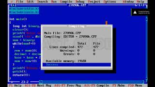C Program to Convert Binary Number to Decimal Number//Loop(for, while, do-while) Examples//akt guide
