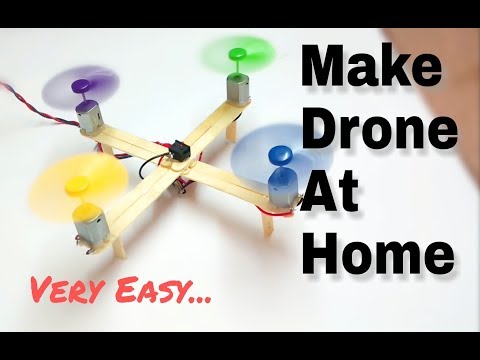 How To Make Drone At Home (Quadcopter) Easy🔥 How To Make Drone At Home (Quadcopter) Easy🔥