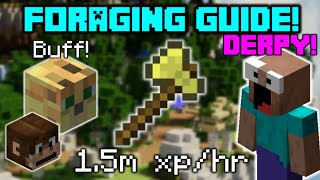 The BEST Foraging XP Method! | Hypixel Skyblock Guide