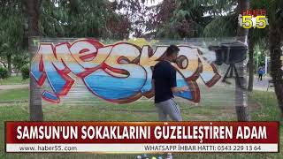 DUVARLARA GRAFFİTİ YAPMASI TEPKİ GÖRÜNCE İLGİNÇ BİR YÖNTEM BULDU