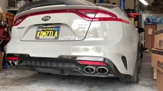 Full CATLESS Kia Stinger - Startup and Rev Sound Clip - KHARTUNERZ