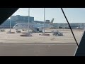 cockpit view landing at brussels airport