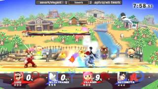 2GGT: FOW Saga - Aarvark/Elegant (Red) Vs. Aphro/Wii Twerk Trainer (Blue) Losers Side - Smash Wii U