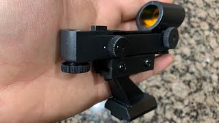 How to replace a battery on red dot finder Scope for Telescope Celestron Omni AZ 102