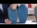 vicenza silver sterling turquoise bead station necklace on qvc