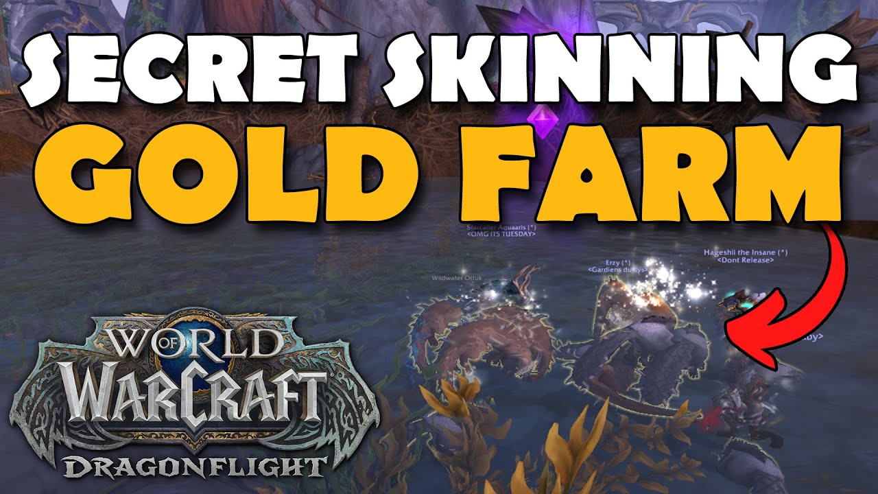 Secret New Skinning Gold Farm Dragonflight Youtube