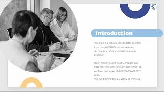 AML CTF Training for Tranche 2 entities by TrustEasy/TrustSoft
