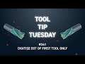 Tool Tip Tuesday #241 - Digitise EOT of First Tool Only