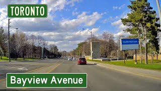 Toronto - Bayview Avenue - 4K