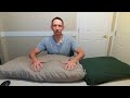 ergonomic memory foam pillow unboxing and comparison