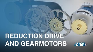 How Reduction Drive and Gearmotors work - Gearboxes - Gear trains