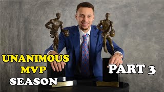 THROWBACK : Stephen Curry UNANIMOUS MVP Season Highlights 2015-2016 ( Part 3 )