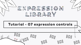 After Effects Script - Expression Library - tutorial 07 Expression controls