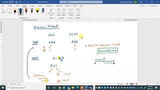 Explaining the program of bisection method