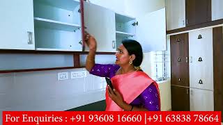 1900sqft ல் அழகான 3BHK வசதியான வீடு | Semi Furnished House For Sales In Kovai | Modular Kitchen