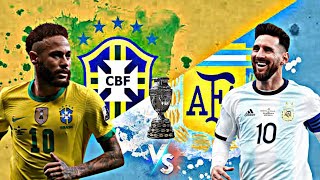 ARGENTINA VS BRAZIL|🇦🇷⚔️🇧🇷 |COPA AMERICA FINAL |AK MEDIA EDITZ