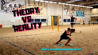 Beach Volleyball Defense Footwork Commonly Mistaught?