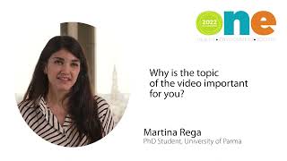 ONE Conference poster video awards – Martina Rega