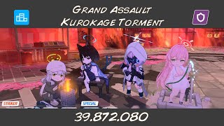 [Blue Archive] Kurokage Grand Assault Urban Torment mode | 39,872k pts