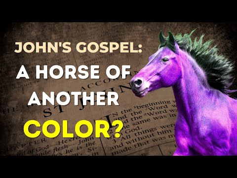 How is Jesus portrayed in John’s Gospel?