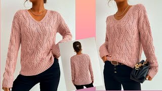 🌸 SUPER! PULLOVER IN EFFECTIVE PATTERN