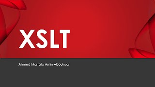 08. XSLT - Extensible Stylesheet Language Transformation