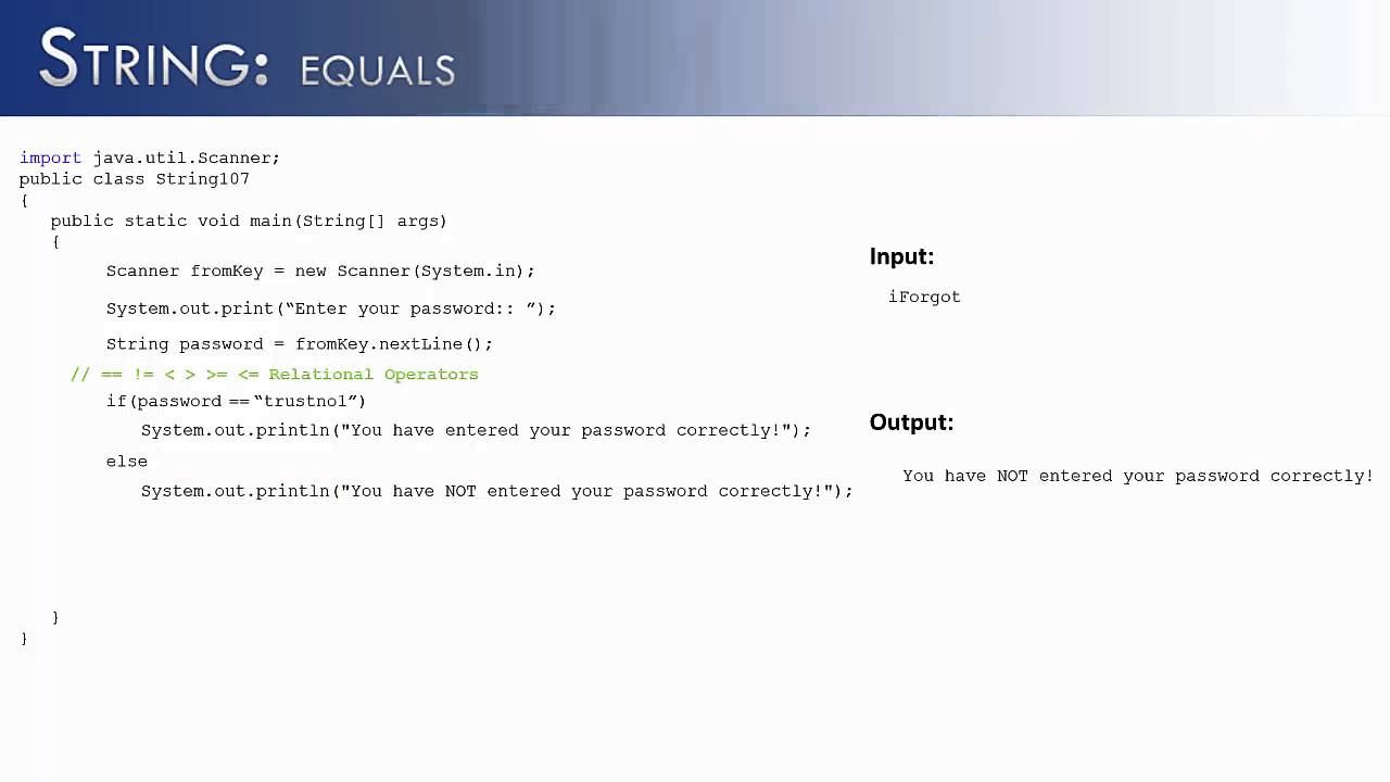 Java String Equality Mumusales Java String Equality Mumusales
