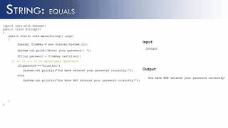 String Part 7: Equals Method (Java)