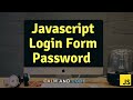 Learn Javascript | Login Form Validation | Part 3