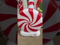 #shorts Large Peppermint Candy Christmas Decoration - Plastic Indoor/Outdoor Decor