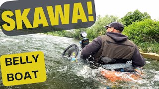 SKAWA PONIŻEJ WADOWIC | BELLY BOAT | PIĘKNY KLEŃ | TRUDNY SPŁYW