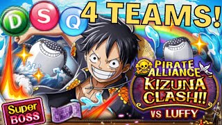 OPTC絆ルフィチーム！すごい❤️ OPTC!!! (ワンピース トレジャークルーズ)