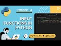 How to Take User Input in Python | Python 3.13 Tutorial for Beginners (Episode 4)
