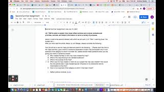 Summer Assignment #2 Screencast